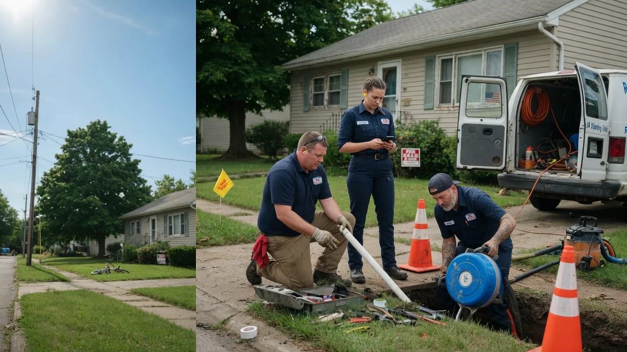 Sewer Line Repair in Masury, OH near me